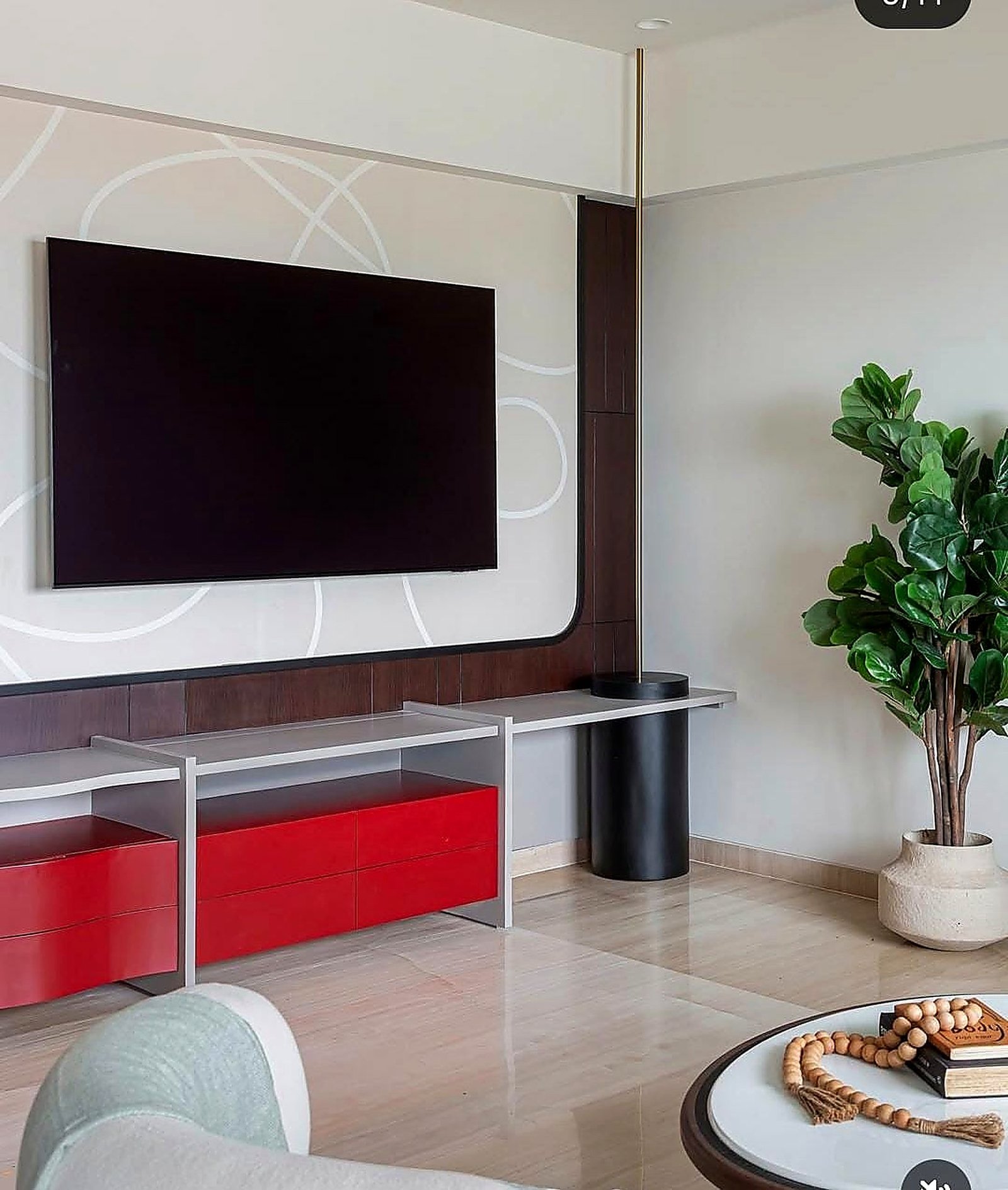 Contemporary interior, view 11
